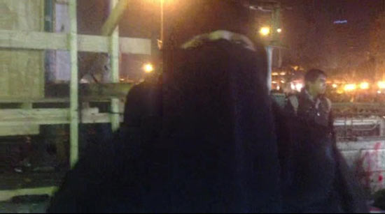 Veiled woman in Tahrir Square: MB's constitution oppresses women